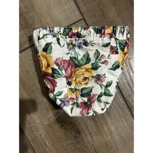 Longaberger Pen pal Pencil basket liner Garden Splendor Rose fabric